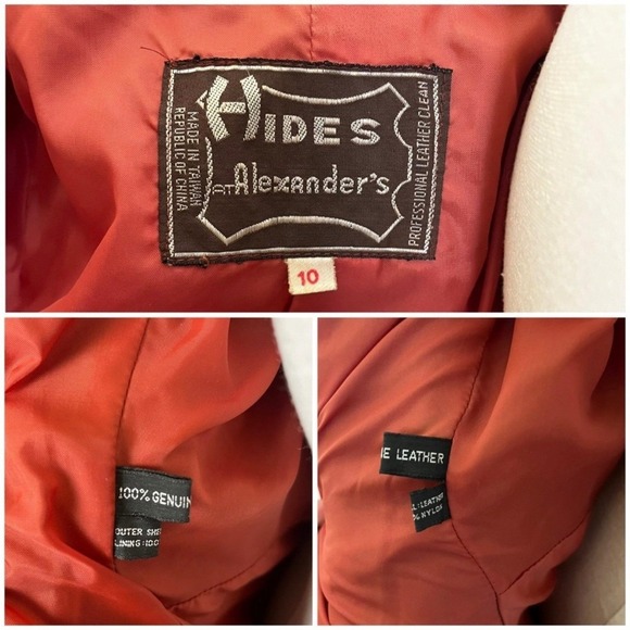 Vintage 1970s Rust Suede Double Breasted Mod Tailored Peacoat XS S - Picture 6 of 8